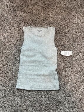 BNWT Abercrombie Bra-Free Rib High-Neck Tank